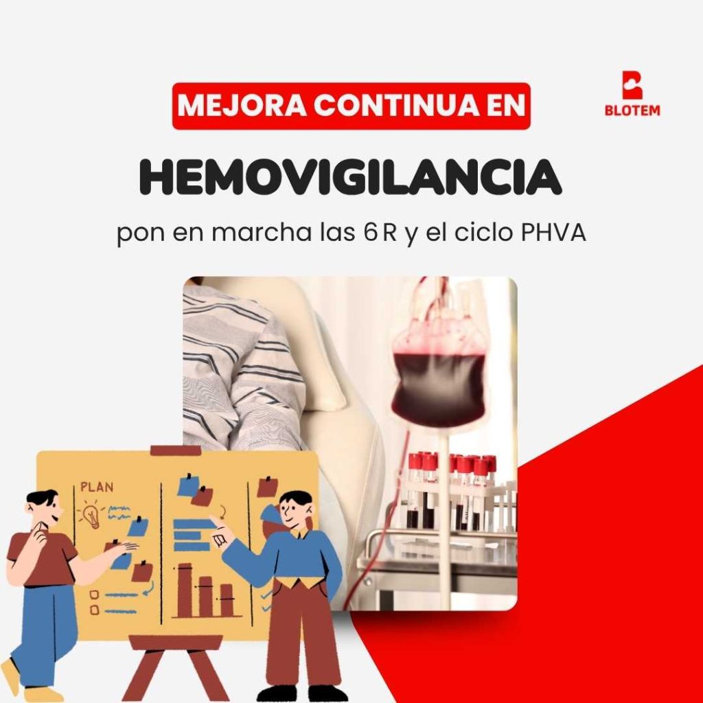 Mejora continua en hemovigilancia pon en marcha las 6 R y el ciclo PHVA